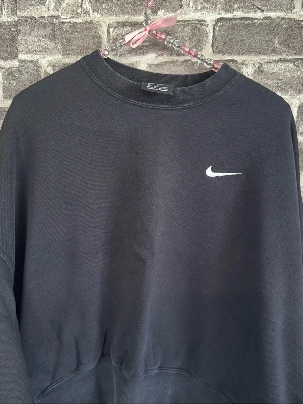 Nike Sportswear Phoenix Fleece Oversized Crew Neck Sweatshirt black